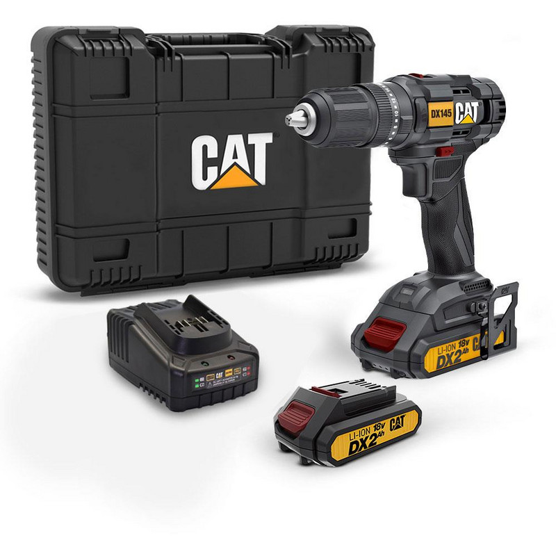CAT DX145.1 18Volt/2.0Ah Li-ion Çift Akülü Profesyonel Matkap